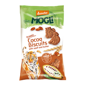Mogli Organic Mini Cocoa Biscuits