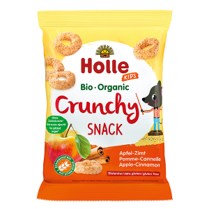 Holle Kids Organic Crunchy Snack Apple Cinnamon
