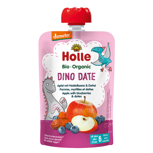 Holle Organic Baby Food Pouch - Dino Date