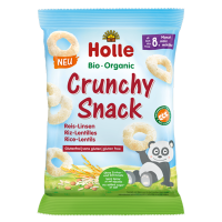 Holle Organic Crunchy Snack Rice-Lentils