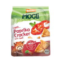 MOGLi Organic Paprika Crackers with Spelt