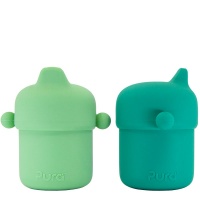 Pura my-my Sippy Cup Set of 2 -  Mint / Moss