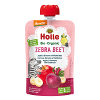 Holle Organic Baby Food Pouch - Zebra Beet